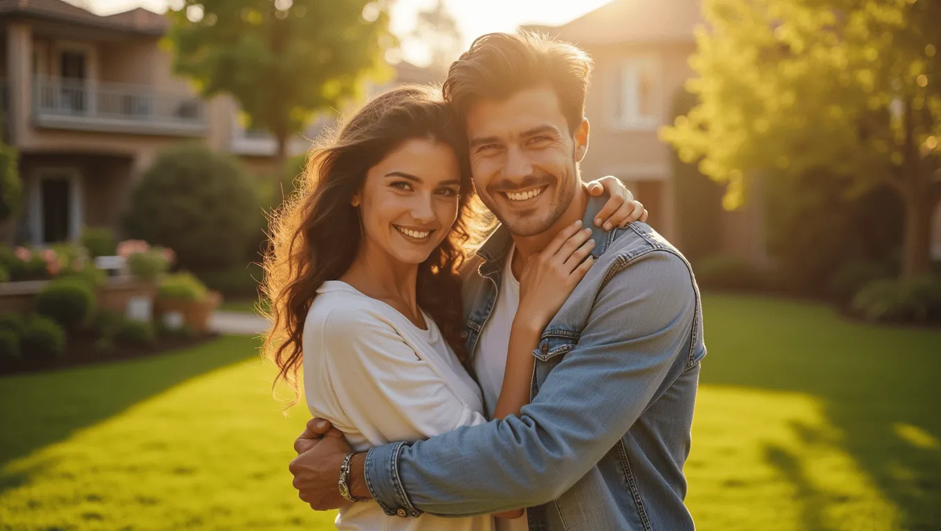 Military couple discussing personal loans for financial security.