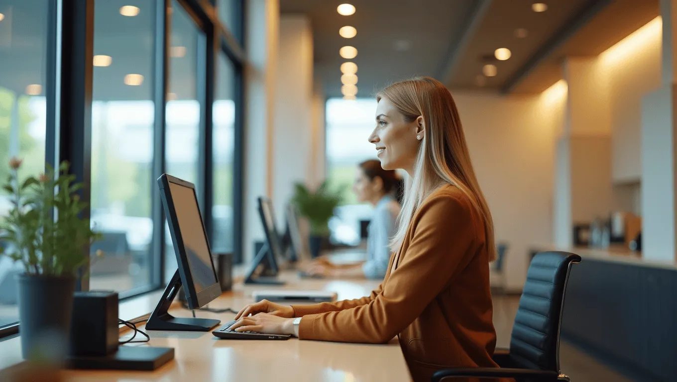 Person comparing personal loans on a laptop.