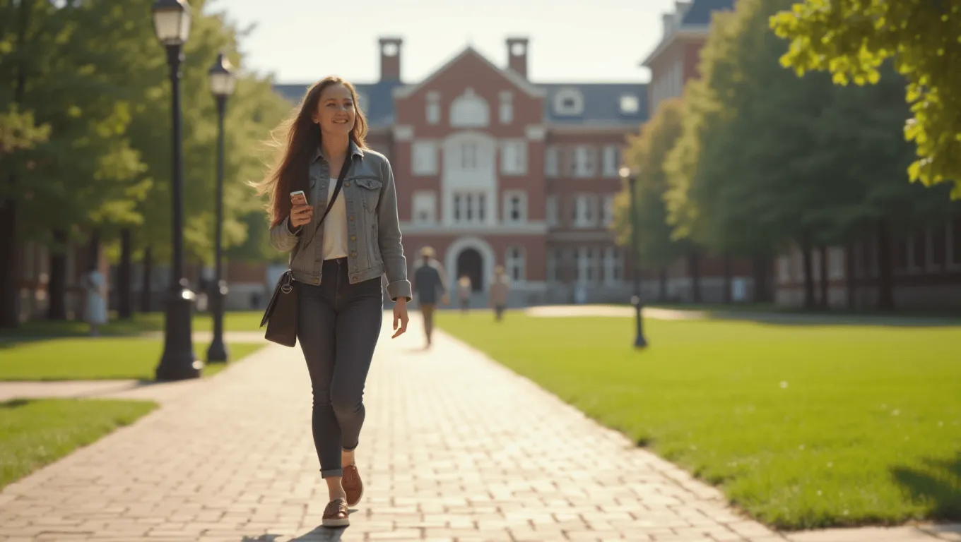 Woman reviewing student loan payoff options with a personal loan.