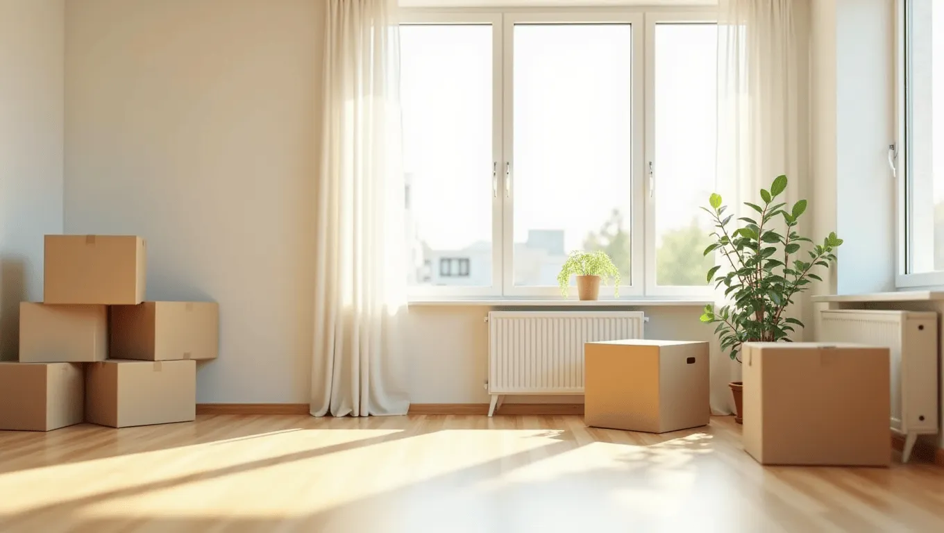 Fresh start living space after divorce.