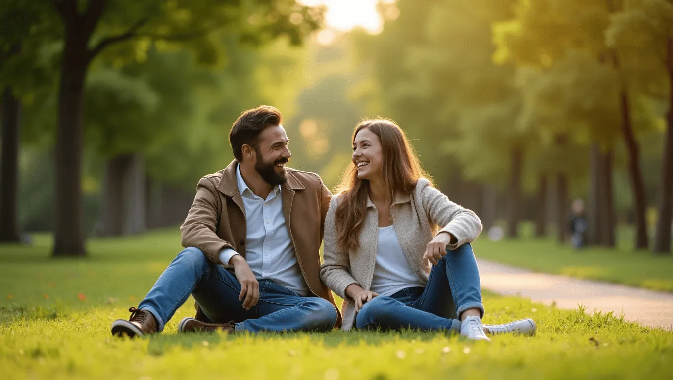 Couple reviewing 4 year personal loan options and documents.