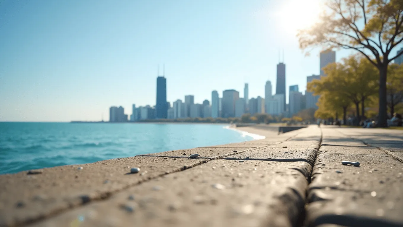 Woman using an online personal loan for budgeting in Chicago.