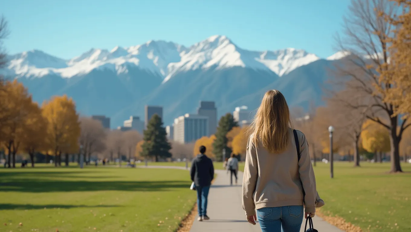 Couple reviewing Denver personal loan documents