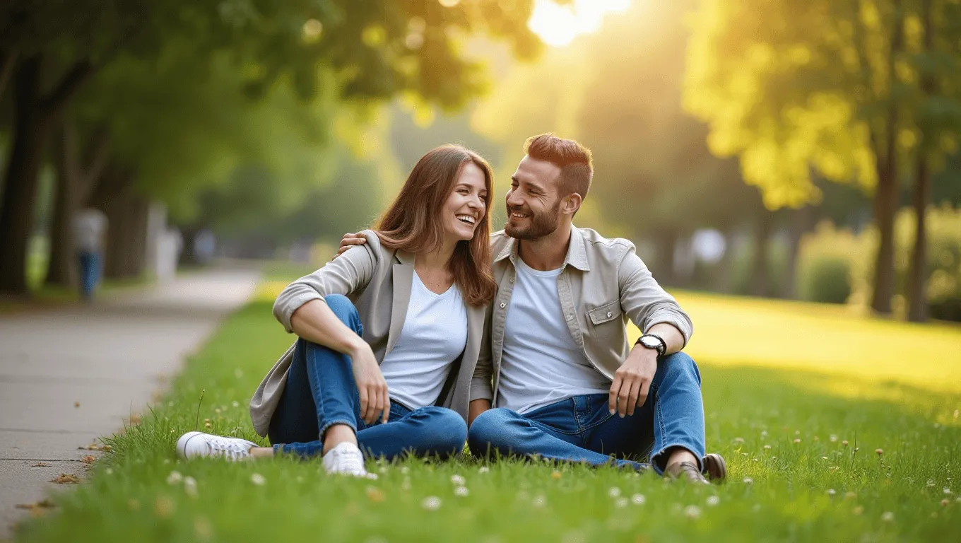 Couple reviewing 760 credit score loan options.