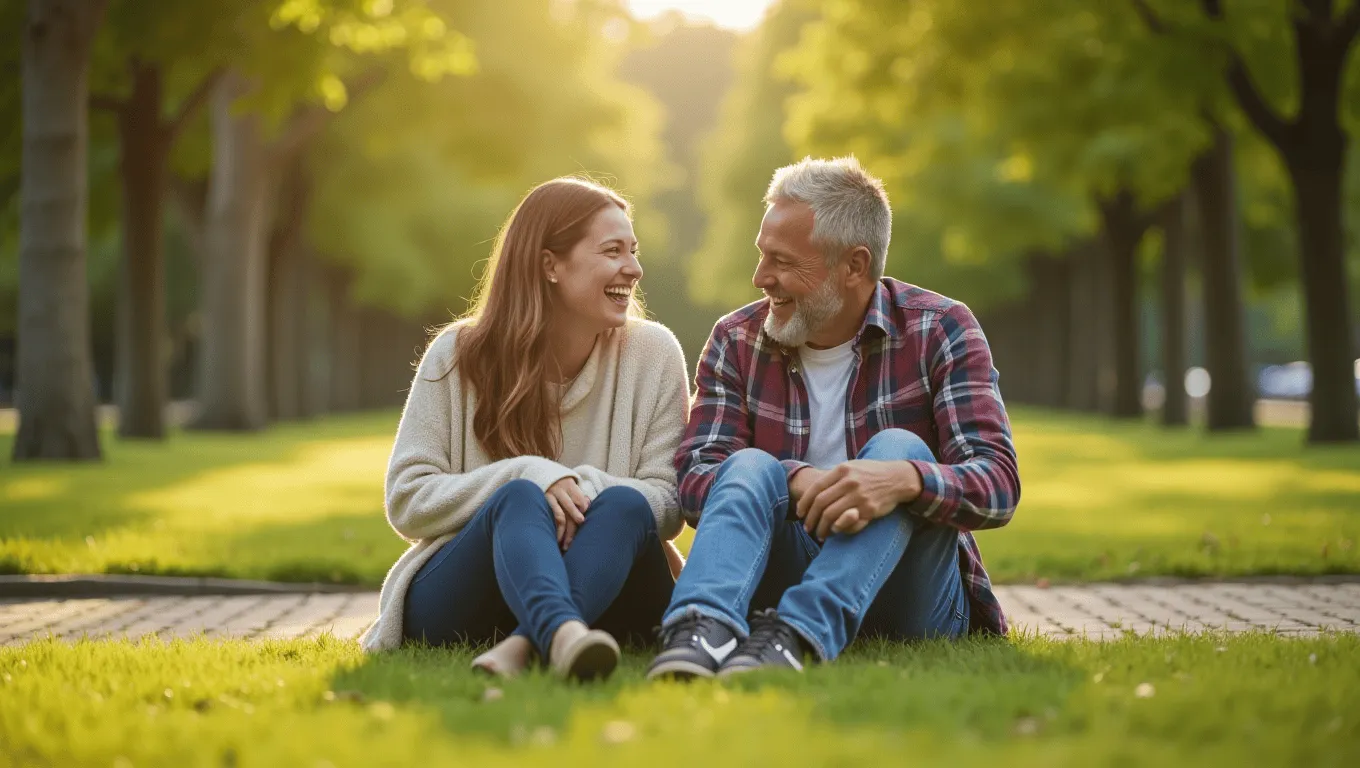 Couple reviewing $3000 personal loan approval documents.